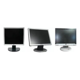 3 Monitores 15 Polegadas Usados Funcionando Corretamente