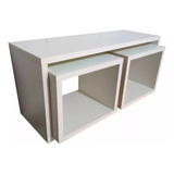 3 Nichos 50x25 / 20x20 / 20x20 100% Mdf 15mm Com Suporte