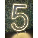 3 Numeros Painel Neon Led Instagram
