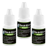 3 Óleo De Silicone P/ Pistola De Pressão Revólver 10ml Leão