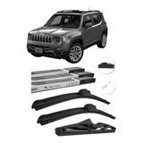 3 Palheta Limpador Dianteiro+traseiro Jeep Renegade 2017