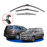 3 Palhetas Limpador Parabrisa Diant+tras Gm Spin 2013 A 2020