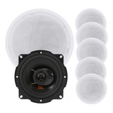 3 Pares Arandela Redonda Teto Gesso Jbl 5p 330w Flex 5trfx55