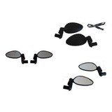3 Pares Espelho Retrovisor Bike Para Guidão Giratório 360