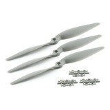3 Pçs - Hélice 12x6 Estilo Apc Nylon Aeromodelo Elétrico