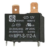 3 Pçs - Rele Dc 12 Volts 20a 250vac - Meishuo - Mpy-s-112-a