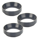 3 Peças De Café Expresso Preto De 58 Mm Em Funil De Dosagem