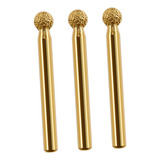 3 Peças De Moagem Diamante Rebarba Broca, Forma Esfera 8mm