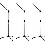3 Pedestal Para Microfone Arcano Modelo