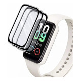 3 Películas Proteção Gel 3d Para Xiaomi Redmi Smart Band 2