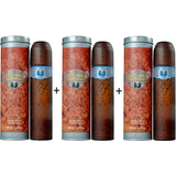 3 Perfumes Cuba Blue 100 Ml - Lacrado - Selo Autenticidade Adipec