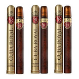 3 Perfumes Cuba Royal 35 Ml - Selo Adipec - Original