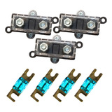 3 Porta Fusível Automotivo Midi E 4 Fusíveis Mini Faca 60a