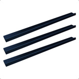 3 Prateleiras 110 Cm P/ Revistas Quadros Expositor Preto Tx