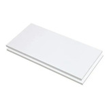 3 Prateleiras 135x20 Mdf 25mm Branco Sem Suportes