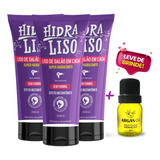 3 Progressiva Hidraliso De Chuveiro Sem Formol + Brinde C/nf