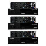 3 Receptores Digitais Fullhd Satmax 5 Banda C E Ku Etrs70