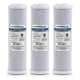 3 Refis Filtro P/ Purificador De Água Hoken Single Hydronix Cor Branco