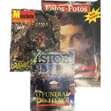 3 Revistas Funeral Airton Senna -