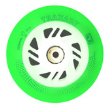 3 Rodas Traxart Inline Com Led 110mm/85a - Verde