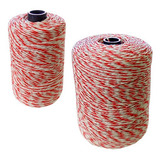 3 Rolo Fio Eletro 500m - 500 Roldana 36x36 100 Castanha