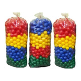 3 Saco De Bolinha Coloridas C/ 500 Bolinhas - Piscina Festa 