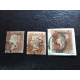 3 Selos Inglaterra N.3 De 1841 Yvert Lote 1218