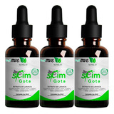 3 Slim Gotas Detox Original 30ml Cada C/ Nf Original
