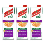 3 Suco Néctar Sabor Tangerina Tetra Maguary Life 1 Litro 