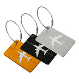 3 Tags Identificador Mala Marcador Bagagem Viagem Resistente