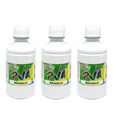 3 Tinta Pva Fosco 250ml True E Colors Branco 27101