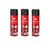3 Tinta Spray Alta Temperatura Preto Fosco Motor Escape Roda