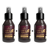 3 Tônico Capilar Cresce Mais 100ml-a Evolução Do Monoxidil 
