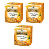 3 Twinings Of London Laranja Manga