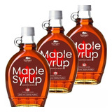 3 Un Maple Syrup Xarope De