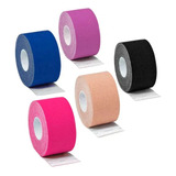 3 Unid Fita/bandagem Elastica Esportiva Derma Tape 5mx5cm