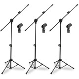3 Unid Pedestal Para Microfone Arcano