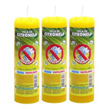 3 Velas Votiva Aromáticas Citronela Mosquito