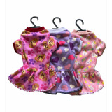 3 Vestidos Roupas Soft Pet Tam.2 Para Cachorro Cães
