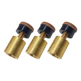 3 Virolas E Sola De Rosca 11mm Para Taco De Bilhar Sinuca