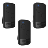 3 X Controle Remoto Portão Alarme Ep 02 433mhz - Intelbras