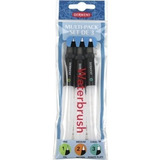 3 X Pincel Com Reservatório De Água Waterbrush Derwent Aquab