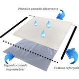 3 Absorventes Para Colchão Geriátrico infantil 90 X 100cm
