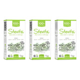 3 Adoçante Líquido Natural Stevia Eritritol 25ml Stevita
