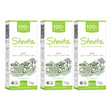 3 Adoçante Líquido Natural Stevia Eritritol 60ml Stevita