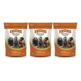 3 Alimento Completo Cookies Macaco Sagui Primatas 450g Alcon