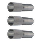 3 Alongador 100 Inox Para Torneira Chopp 5 8 Kegerator 70mm
