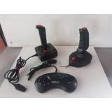 3 Antigos Joystick Serve Atari master leia A Descrição 