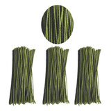 3 Arames 15cm N 26 Com 100unidades Verde branco marrom