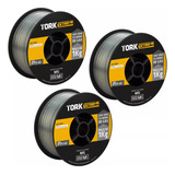 3 Arames Para Solda Mig Uso Sem Gás 0 8mm Rolo De 1 Kg